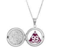 no/no Collier médaillon Art Déco pour la richesse et les pauvres