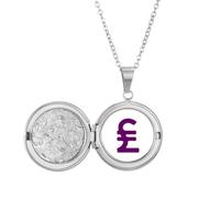 no/no Collier médaillon Lira TRY avec symbole de monnaie de dinde tenant une image bijoux cadeau d'anniversaire
