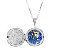no/no Collier médaillon « Love Between Men Women » - Cadeau d'anniversaire
