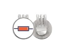 no/no Electrocircuit Element Marqueur de balle de golf Clip en émail magnétique