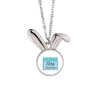 no/no Feast World Youth Day Vérité Collier Pendentif Lapin Animal Bijoux Cadeau