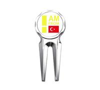 no/no I Am From Turkey Outil de réparation de balle de golf Art déco
