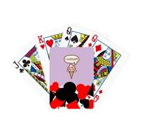 no/no Ice Scream Cry Grief Symbole Poker Jeu de cartes classique