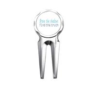 no/no Ignorance Fatal Game Art Deco Fashion Golf Divot Tool Golf Ball Marker Repair Tool