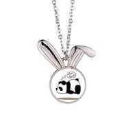 no/no Imagination Collier avec pendentif en forme de panda aux yeux flottants