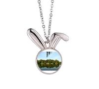 no/no Lake Garden Collier avec pendentif lapin Art déco