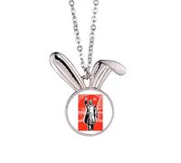 no/no Leading China Red Education Collier Pendentif Lapin Animal Bijoux Cadeau