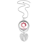 no/no Loading Help Loving Help Collier avec pendentif en forme d'ailes d'ange, M