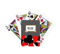 no/no Logo 404 Error Page Not Found Symbol Poker Jeu de cartes à jouer classique