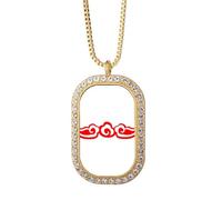 no/no Looking Better Life Future Collier avec pendentif en cristal de diamant Doré