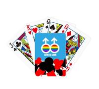 no/no Love Is Love Art Deco Fashion Symbole Poker Jeu de cartes classique