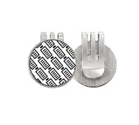 no/no Marqueur de balle de golf magnétique en émail pour casquette de golf