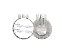 no/no Math Kowledge Cosine Integral Formula Marqueur de balle de golf Clip en émail magnétique