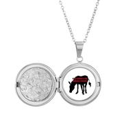 no/no Médaillon « Animals Are Humans Friends » - Cadeau d'anniversaire