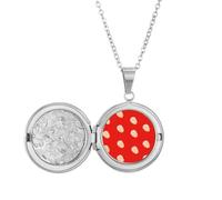 no/no Médaillon avec profil rouge des États-Unis président Joe avec collier, image, bijoux, cadeau d'anniversaire