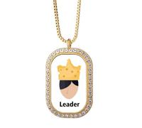 no/no Miracle Amusement Fromage Camembert Collier Pendentif Diamant Cristal Doré