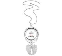 no/no Misery Loves Company Collier avec pendentif en forme d'ailes d'ange, M