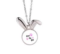 no/no Mosey de interest Internet Fashion Collier pendentif lapin animal bijoux cadeau