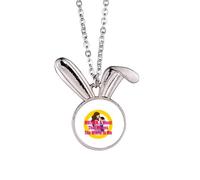 no/no Mother Word World Collier avec pendentif lapin Art déco