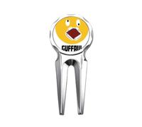 no/no Outil de réparation de marqueur de balle de golf Guffaw jaune pour troubles du rire