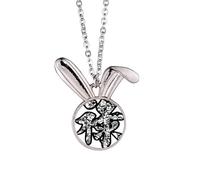 no/no Phnom Penh Phure Font Décoration Collier Pendentif Lapin Animal Bijoux Cadeau