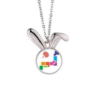 no/no Pufan Japan Tokyo Games Show Collier pendentif lapin animal Bijoux Cadeau