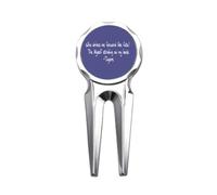no/no Qoutes Outil de réparation de marqueur de balle de golf avec inscription « Famous People Healing Who Lead Me Like Fate »