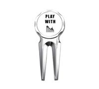 no/no Roller Coaster Game Art Deco Fashion Golf Divot Tool Golf Ball Marker Outil de réparation