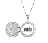 no/no Swimng Collier avec médaillon à code à barres Motif beurre