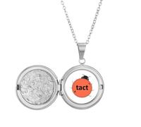 no/no Tect Roundness Beetle Scarabée Script Médaillon Collier Hold Picture Bijoux Cadeau d'anniversaire