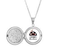 no/no The Sun Will Shine Again Art Déco Collier médaillon pour image, bijoux, cadeau d'anniversaire