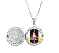 no/no We Travel The Same Path Collier médaillon pour photo Bijoux Cadeau d'anniversaire
