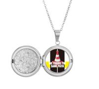 no/no We Travel The Same Path Collier médaillon pour photo Bijoux Cadeau d'anniversaire