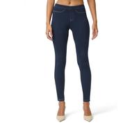 No Nonsense Legging Classique en Jean pour Femme avec véritables Poches arrière, élastique, Taille Haute, Extensible et Tendance, Denim foncé, M