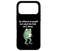 No Offence to Myself But What The f am I Doing Meme Coque pour iPhone 17 Pro Max