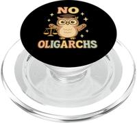 No Oligarchs Échelle de Justice Owl Wise PopSockets PopGrip pour MagSafe