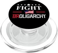 No Oligarchy Fight Broligarchy Anti Fascism Resist Protest PopSockets PopGrip pour MagSafe