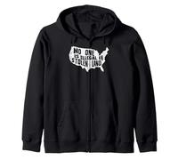 No One Illegal in Stolen Land Carte des États-Unis Immigrant Hommes Femmes Enfant Sweat à Capuche