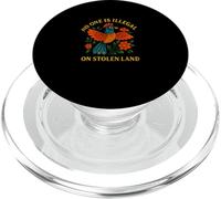 No One Is Illegal On Stolen Land Amérindiens Vintage PopSockets PopGrip pour MagSafe
