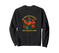 No One Is Illegal On Stolen Land Amérindiens Vintage Sweatshirt