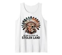 No One is Illegal on Stolen Land - Native American Roots Débardeur
