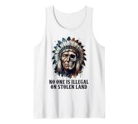 No One is Illegal on Stolen Land - Native American Roots Débardeur