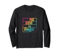 No one is illégal -- THE ORIGINAL (vintage) Manche Longue