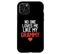 No One Loves Me Like My Grammy Fête des Mères Fête d'anniversaire Coque pour iPhone 11 Pro