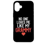No One Loves Me Like My Grammy Fête des Mères Fête d'anniversaire Coque pour iPhone 16 Plus