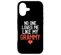 No One Loves Me Like My Grammy Fête des Mères Fête d'anniversaire Coque pour iPhone 17