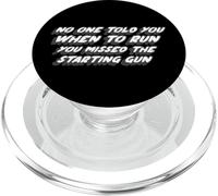 No One Told You When to Run | Dark Side of Pink PopSockets PopGrip pour MagSafe