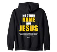 No Other Name But Jesus - Acts 4:12 Christian Bible Verse Sweat à Capuche