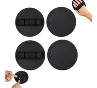 No-Pain Exfoliating Bath Scrubber Glove，4 Pièce | Exfoliating Scrub Bath Pads, Rubber Exfoliating Pad for Shower, Painless Exfoliating Body Pads with Secure Elastic Loops