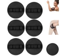 No Pain Exfoliating Bath Scrubber Glove,Soft Rubber Shower Scrubber，6pcs | Scrub Bath Pads,Reusable Quick Dry Body Scrub Gloves,for Dead Skin Removal Unclog Pores Deep Cleansing,Suitable for All Skin